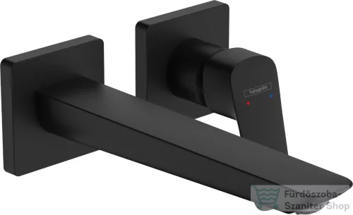 Hansgrohe LOGIS FINE falsík alatti mosdócsaptelep 20,5 cm-es kifolyóval,nem zárható leeresztővel,matt fekete 71256670