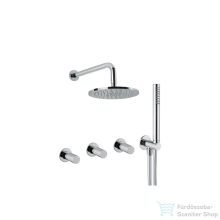   Bugnatese MOON falsík alatti zuhanyrendszer belső egységgel,zuhanyszettel,króm 7127CR