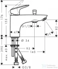 Hansgrohe LOGIS Monotrou kádtöltő csaptelep zuhanyszett nélkül, króm 71312000
