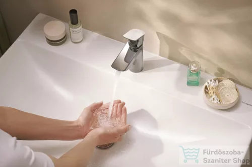 Hansgrohe NEOVIS Q 100 mosdó csaptelep push-open leeresztővel, króm 71348000