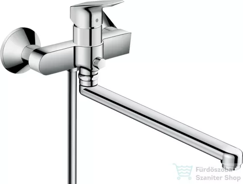 Hansgrohe LOGIS kádtöltő csaptelep hosszú kifolyóval, króm 71402000