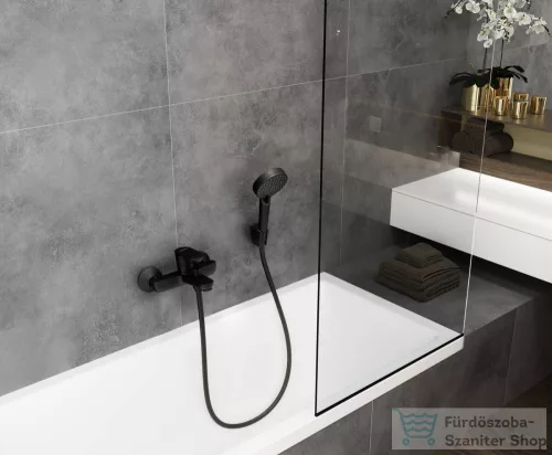 Hansgrohe VERNIS BLEND kádtöltő csaptelep, zuhanyszett nélkül, matt fekete 71440670