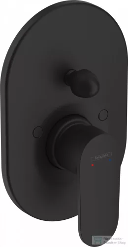 Hansgrohe VERNIS BLEND falsík alatti kád / zuhany csaptelep, matt fekete 71449670