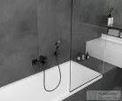Hansgrohe VERNIS SHAPE kádtöltő csaptelep, zuhanyszett nélkül, matt fekete 71450670