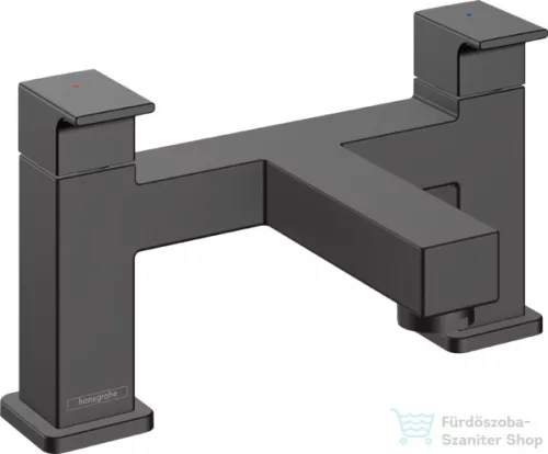 Hansgrohe VERNIS SHAPE peremre szerelhető kádtöltő csaptelep zuhanycsatlakozás nélkül, matt fekete 71452670