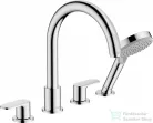 Hansgrohe VERNIS BLEND 4 üléses kádperemre szerelhető kád csaptelep, króm 71456000
