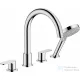 Hansgrohe VERNIS BLEND 4 üléses kádperemre szerelhető kád csaptelep, króm 71456000