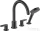 Hansgrohe VERNIS BLEND 4 üléses kádperemre szerelhető kád csaptelep, matt fekete 71456670