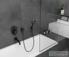 Hansgrohe VERNIS SHAPE falsík alatti kád / zuhany csaptelep, matt fekete 71458670