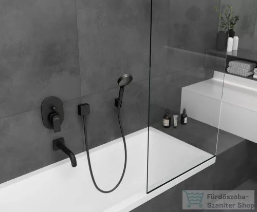 Hansgrohe VERNIS SHAPE falsík alatti kád / zuhany csaptelep, matt fekete 71458670
