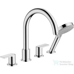   Hansgrohe VERNIS SHAPE 4 üléses peremre szerelhető kád csaptelep, króm 71459000