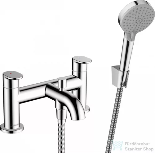Hansgrohe VERNIS BLEND peremre szerelhető kádtöltő csaptelep zuhanyszettel, króm 71461000