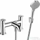 Hansgrohe VERNIS BLEND peremre szerelhető kádtöltő csaptelep zuhanyszettel, króm 71461000