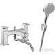 Hansgrohe VERNIS SHAPE kádperemre szerelhető kádtöltő csaptelep, zuhanyszettel, króm 71462000