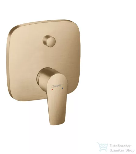 Hansgrohe TALIS E falsík alatti kád /zuhany csaptelep, szálcsiszolt bronz 71474140