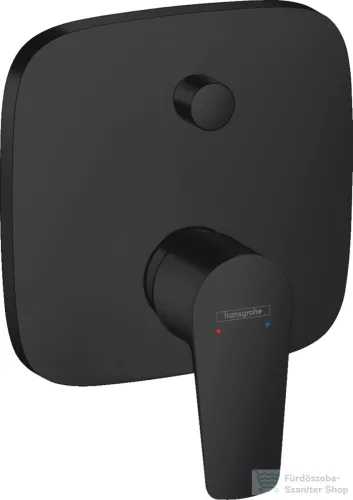 Hansgrohe TALIS E falsík alatti kád /zuhany csaptelep biztonsági kombinációval, matt fekete 71474670
