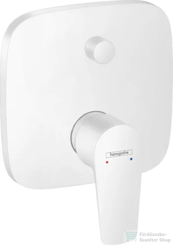 Hansgrohe TALIS E falsík alatti kád /zuhany csaptelep biztonsági kombinációval, matt fehér 71474700