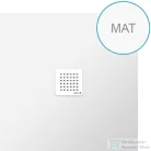 Sapho FLEXIA öntöttmárvány zuhanypadló 90x90x3cm, matt fehér 71546MAT