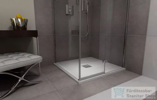 Sapho FLEXIA öntöttmárvány zuhanypadló 90x90x3cm 71546