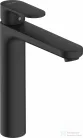 Hansgrohe VERNIS BLEND 190 magasított mosdó csaptelep automata leeresztővel, matt fekete 71552670