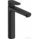 Hansgrohe VERNIS BLEND 190 magasított mosdó csaptelep automata leeresztővel, matt fekete 71552670
