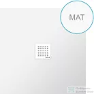 Sapho FLEXIA öntöttmárvány zuhanypadló 100x100x3cm, matt fehér 71552MAT