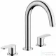 Hansgrohe VERNIS BLEND 3 üléses mosdó csaptelep,automata leeresztővel, króm 71553000