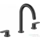 Hansgrohe VERNIS BLEND 3 üléses mosdó csaptelep,automata leeresztővel, matt fekete 71553670