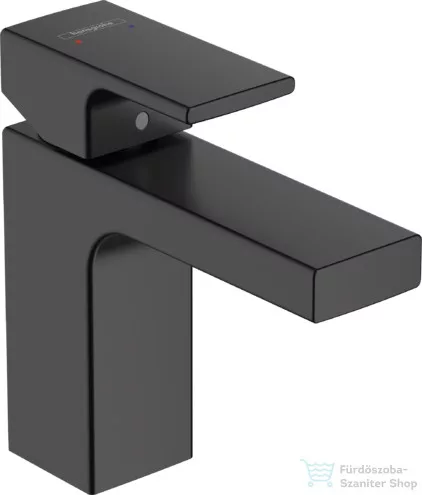 Hansgrohe VERNIS SHAPE 100 mosdócsaptelep automata leeresztővel, matt fekete 71561670