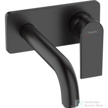  Hansgrohe VERNIS SHAPE falsík alatti mosdó csaptelep, leeresztő nélkül,  matt fekete 71578670