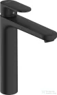 Hansgrohe VERNIS BLEND 190 magasított mosdó csaptelep leeresztő nélkül, matt fekete 71582670