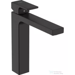   Hansgrohe VERNIS SHAPE 190 magasított mosdó csaptelep,leeresztő nélkül, matt fekete 71591670