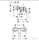Hansgrohe LOGIS egykaros zuhanycsaptelep zuhanyszett nélkül,matt fekete 71600670
