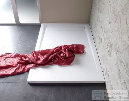 Sapho VARESA öntöttmárvány zuhanytálca, szögeletes 90x80x4cm 71606