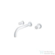   Bugnatese MOON falsík alatti mosdó csaptelep 19 cm-es kifolyóval,leereszt nélkül,belső egységgel,matt fehér 7165BI