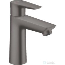   Hansgrohe TALIS E 110 mosdó csaptelep, automata leeresztővel, szálcsiszolt fekete/króm 71710340