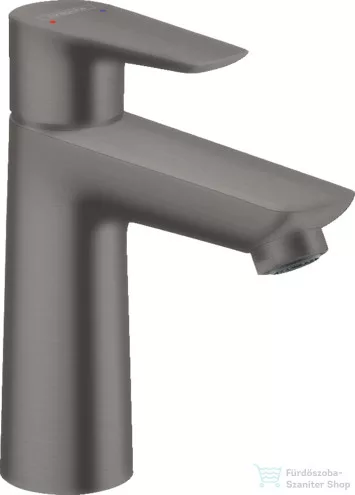 Hansgrohe TALIS E 110 mosdó csaptelep, automata leeresztővel, szálcsiszolt fekete/króm 71710340