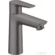 Hansgrohe TALIS E 110 mosdó csaptelep, automata leeresztővel, szálcsiszolt fekete/króm 71710340