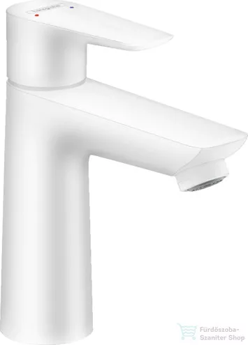 Hansgrohe TALIS E 110 mosdó csaptelep, automata leeresztővel, matt fehér 71710700