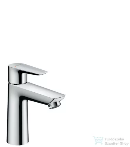Hansgrohe TALIS E egykaros mosdó csaptelep 110, klik-klak leeresztővel, króm 71711000