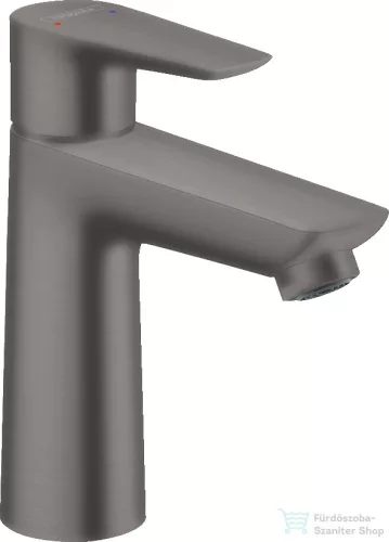 Hansgrohe TALIS E 110 mosdócsaptelep leeresztő nélkül,szálcsiszolt fekete/króm 71712340