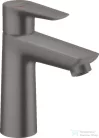 Hansgrohe TALIS E 110 hidegindításos mosdó csaptelep automata leeresztővel, szálcsiszolt fekete króm 71713340