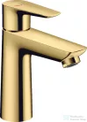 Hansgrohe TALIS E 110 hidegindításos mosdó csaptelep automata leeresztővel, polírozott arany hatású 71713990