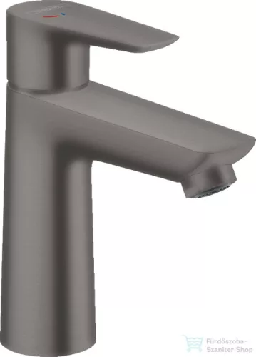 Hansgrohe TALIS E 110 hidegindításos mosdó csaptelep leeresztő nélkül, szálcsiszolt fekete króm 71714340