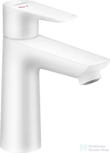 Hansgrohe TALIS E 110 hidegindításos mosdó csaptelep leeresztő nélkül, matt fehér 71714700