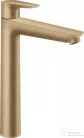 Hansgrohe TALIS E 240 magasított mosdó csaptelep, automata leeresztővel, szálcsiszolt bronz 71716140