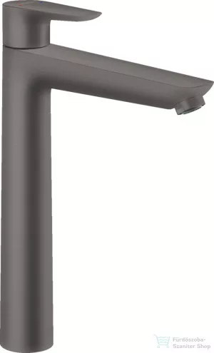 Hansgrohe TALIS E 240 magasított mosdó csaptelep, automata leeresztővel, szálcsiszolt fekete/króm 71716340