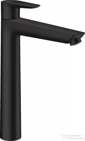Hansgrohe TALIS E 240 magasított mosdó csaptelep, automata leeresztővel, matt fekete 71716670