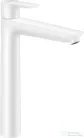 Hansgrohe TALIS E 240 magasított mosdó csaptelep, automata leeresztővel, matt fehér 71716700
