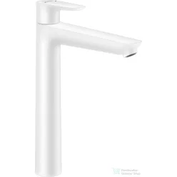   Hansgrohe TALIS E 240 magasított mosdó csaptelep, automata leeresztővel, matt fehér 71716700